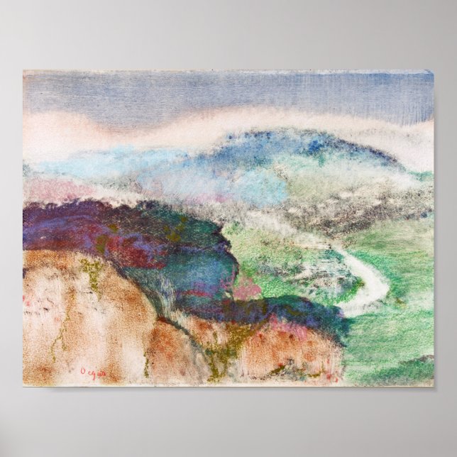 Landscape by Edgar Degas Poster (Vorne)