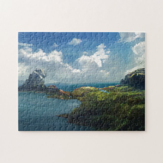 Landscape Custom Art Foto Puzzle (Horizontal)