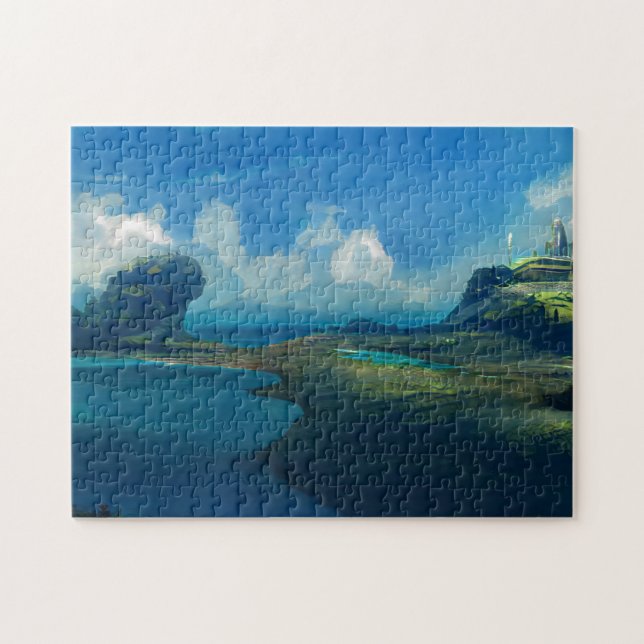 Landscape Custom Art Foto Puzzle (Horizontal)