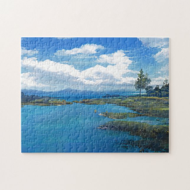 Landscape Custom Art Foto Puzzle (Horizontal)