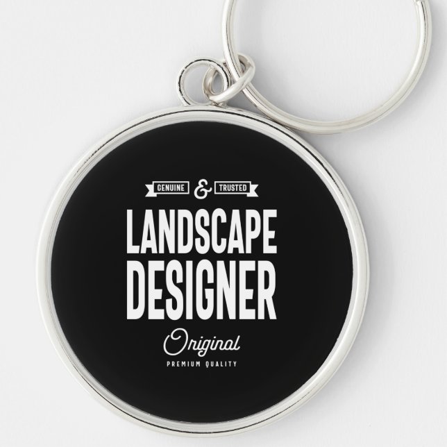 Landscape Designer Job Title Gift Schlüsselanhänger (Vorne)