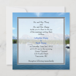 Landscape Foto Hochzeitseinladungen. Grand Teton Einladung