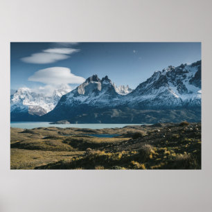LANDSCAPE FOTOGRAFIE DES SCHWARZEN UND WEISSEN BER POSTER