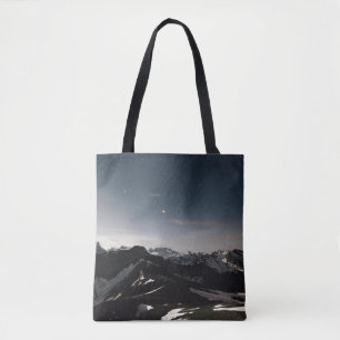 LANDSCAPE FOTOGRAFIE DES SCHWARZEN UND WEISSEN BER TASCHE