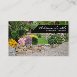 Landscape Gardener Business card Visitenkarte