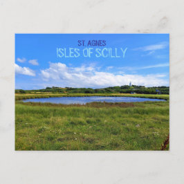 Landscape  Lighthouse, St. Agnes - Isles Of Scilly Postkarte