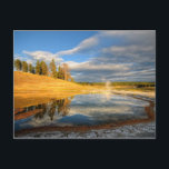 Landscape of Yellowstone Postkarte<br><div class="desc">Landscape of Yellowstone.</div>