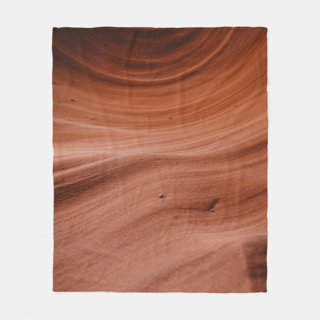 Landscape photo of a brown sand dessert fleecedecke (Vorderseite)
