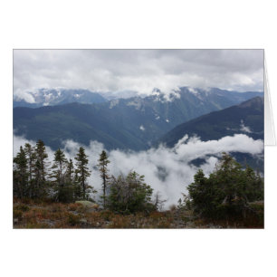 Landscape Purcell Mountains of BC Canada Card