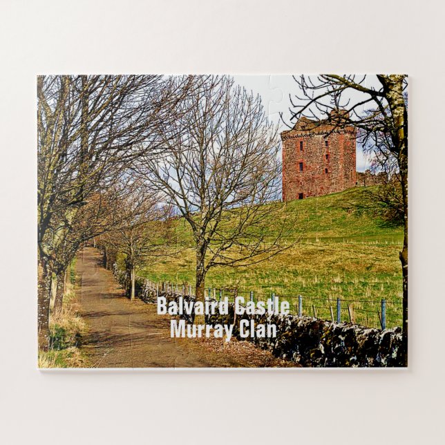 Landscape Scottish Balvaird Castle Murray Clan (Horizontal)