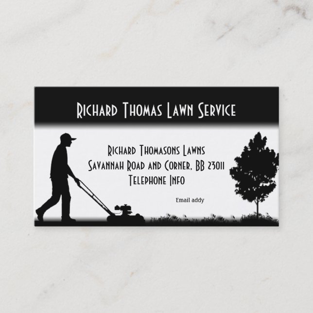 Landscape Service Card Visitenkarte (Vorderseite)