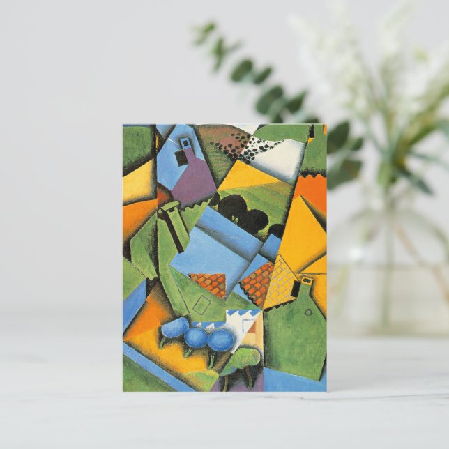 Landscape with Houses at Ceret Postkarte (Stehend Vorderseite)