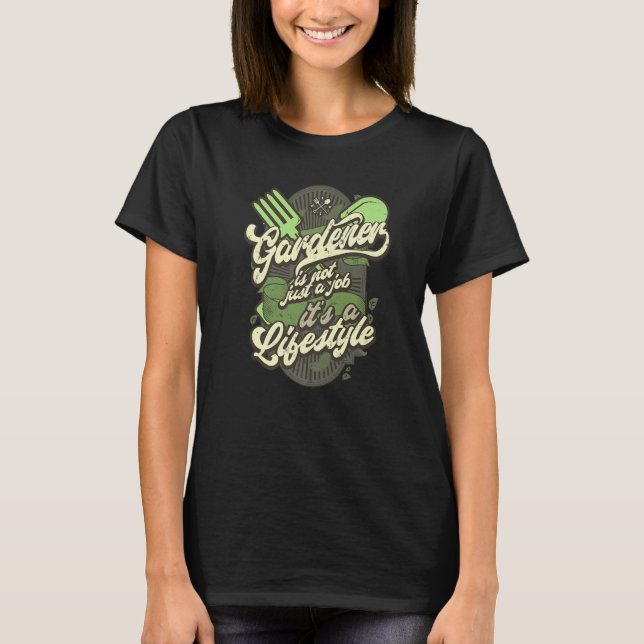 Landscaper Garden  Gardener T-Shirt (Vorderseite)