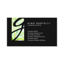 Landscaper Green Folies Monogram Skill Trade