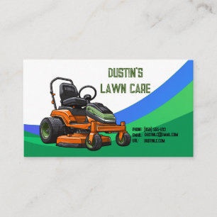 Landscaper-Visitenkarte für den Wäscheservice Visitenkarte