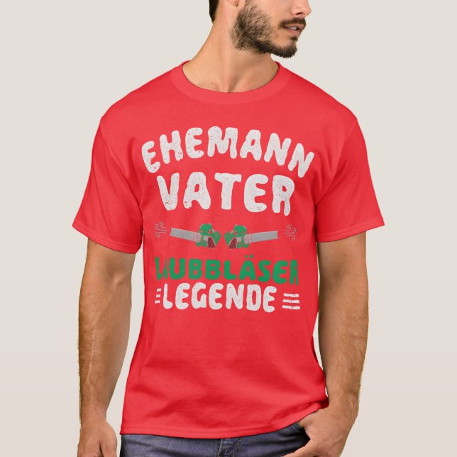 Landscapers Leaf Blasing Husband Vater Gärten für T-Shirt (Vorderseite)