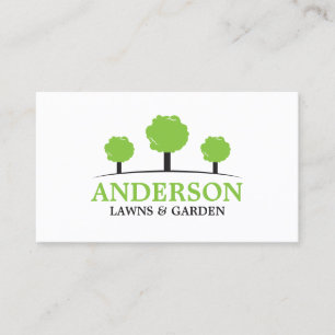 Landscaping der modernen Rasenpflege Visitenkarte