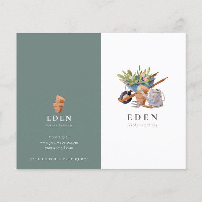 Landscaping Gardens Gebrauchsinformation Flyer (Vorne)