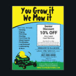 Landscaping Gras Schneiden Flyer<br><div class="desc">Mit diesen Postkarten-Vorlagen können Sie Ihr Grasschneiden oder Landschaftsbau-Rasen-Pflegeunternehmen effizienter fördern und vermarkten. Ersetzen Sie die Informationen einfach durch Ihre Informationen. Fügen Sie ein Logo für bessere Branding und voila! Potenzielle Kunden werden beeindruckt sein. Siehe Entsprechende Visitenkarten.</div>