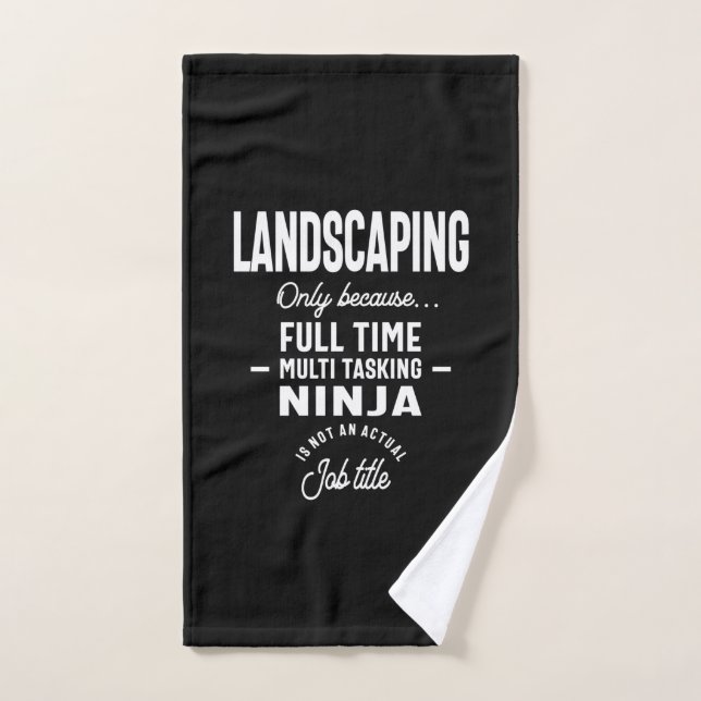 Landscaping Job Title Gift Handtuch (Handtuch)