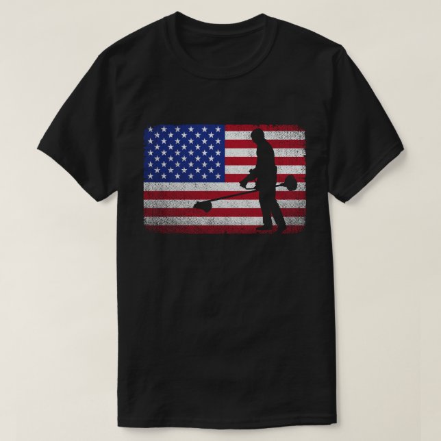 Landscaping Landscaper Gartengärtner Amerikaner T-Shirt (Design vorne)