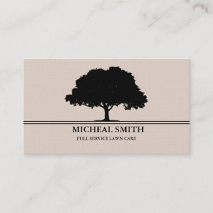 Landscaping Lawn Care Gardener Business Card Visitenkarte