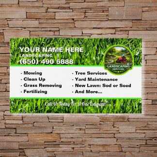 Landscaping Lawn Care Mower Business Card Grass