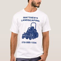 Landscaping Lawn Mowing Business Personalisiert