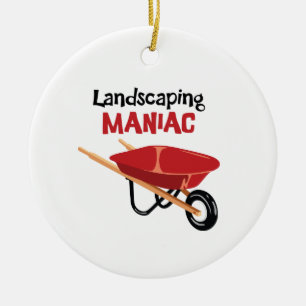 Landscaping Maniac Keramik Ornament