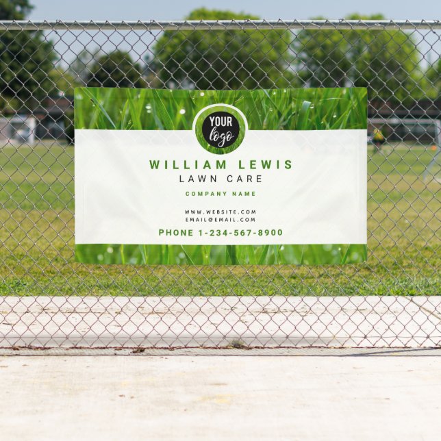 Landscaping von Lawn Care Simple Business-Logos Banner (Insitu)