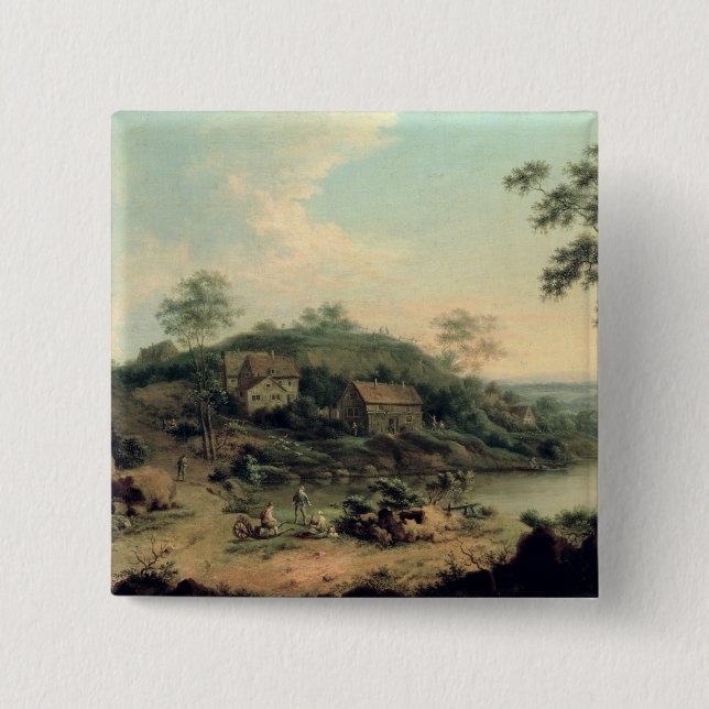 Landschaft, 1758 button (Vorderseite)