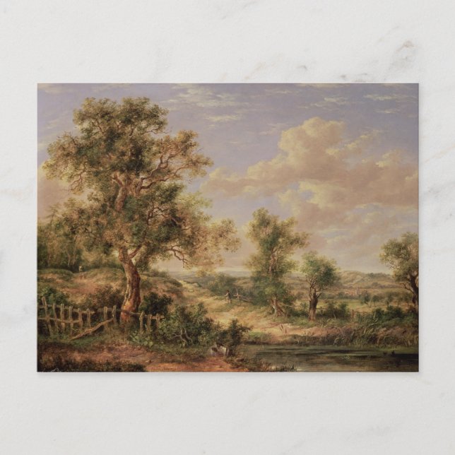 Landschaft, 19. Jahrhundert Postkarte (Vorderseite)