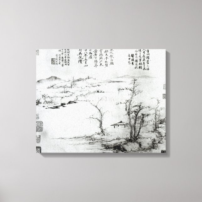 Landschaft 3 leinwanddruck (Vorderseite)