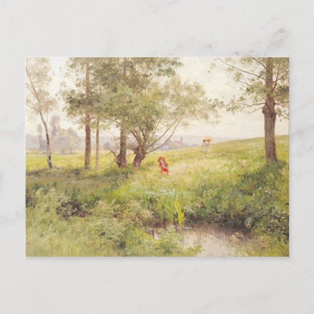 Landschaft 3 postkarte (Vorderseite)