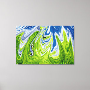 Landschaft Abstrakte Kunst   Beste moderne Kunst Leinwanddruck