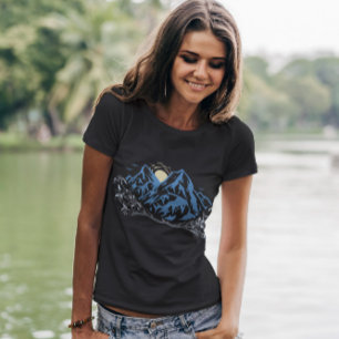 Landschaft Alpen Berge T-Shirt