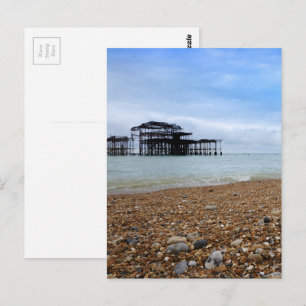 Landschaft am Brighton West Pier Postkarte