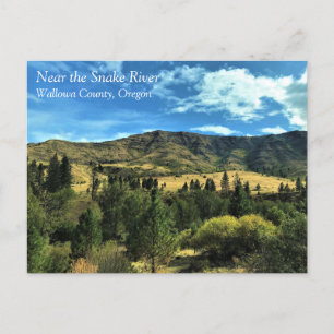 Landschaft am Fluss Snake oder Postkarte