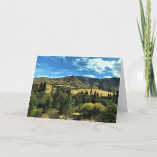 Landschaft am Fluss Snake, OR Karte