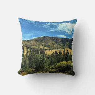 Landschaft am Fluss Snake, Oregon Kissen