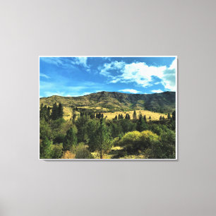 Landschaft am Fluss Snake, Oregon Leinwanddruck