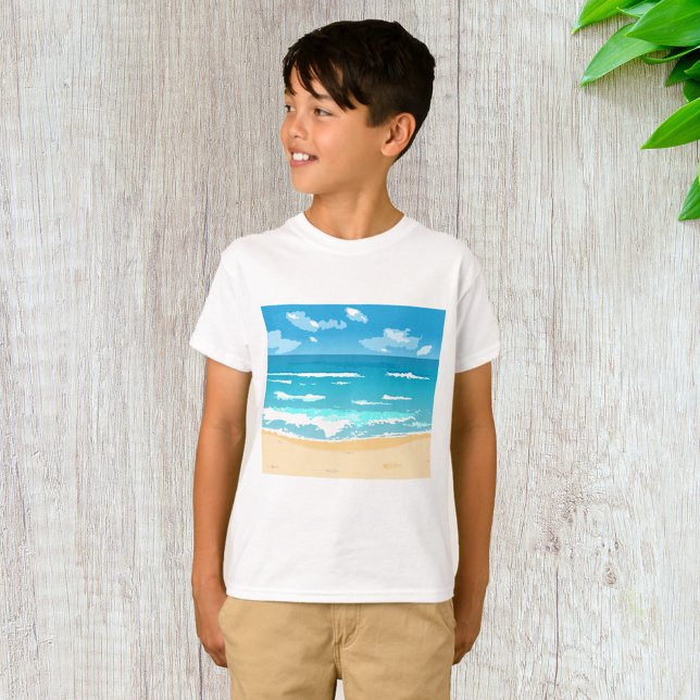 Landschaft am tropischen Meer T-Shirt (Von Creator hochgeladen)
