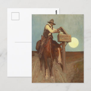 Landschaft Amerika: Ländliche Lieferung durch N. C Postkarte