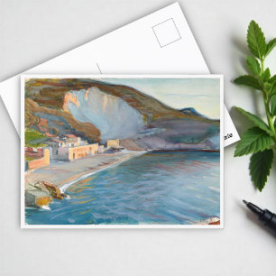 Landschaft an der Küste von Neapel, M. Enckell Postkarte