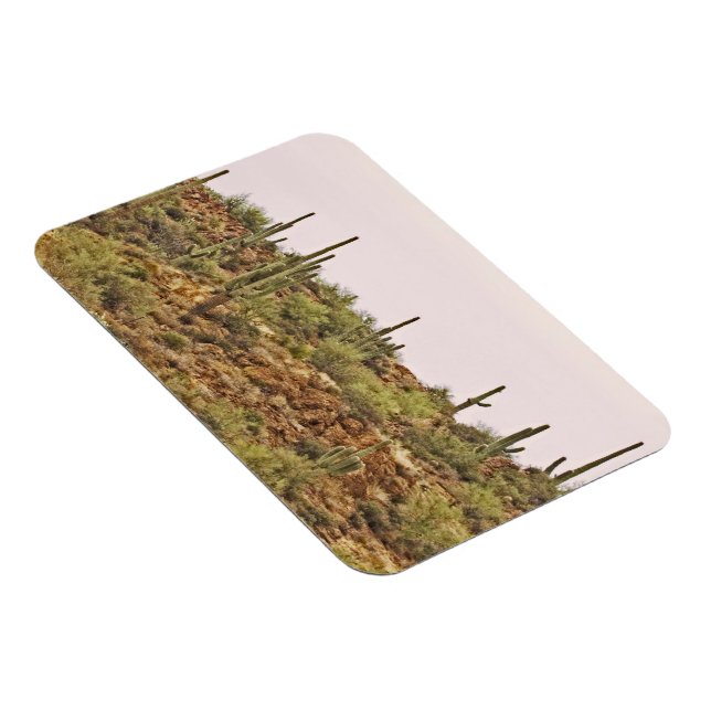 Landschaft Arizona Cactus Magnet (Rechte Seite)