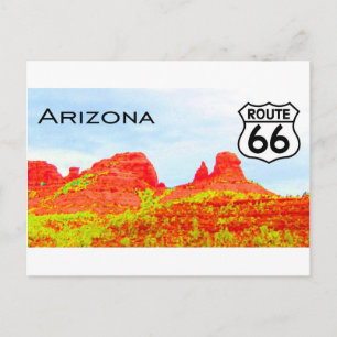 Landschaft Arizona-Weg-66 Postkarte