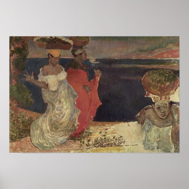 Landschaft auf Martinique Poster (Vorne)