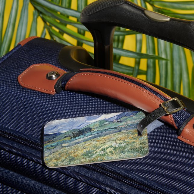 Landschaft aus Saint-Rémy  Gepäckanhänger (Vorderseite Insitu 3)