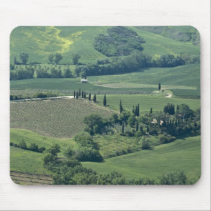 Landschaft bei Montepulciano, Val d'Orcia, Mousepad