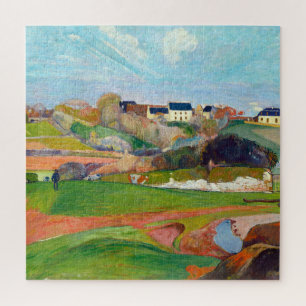 Landschaft bei Pouldu Gemälde von Paul Gauguin